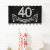 40歳の誕生日パーティー 横断幕 (インサイチュ)