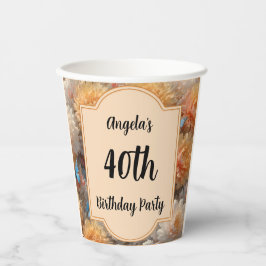 40歳の誕生日パーティー 紙コップ
