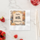 40歳の誕生日パーティー 縁ありカクテルナプキン (インサイチュ)