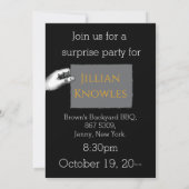 40歳の誕生日パーティー 面白い ファビュラス女性の誕生日 招待状 (裏面)