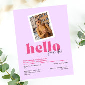 40歳の誕生日パープル招待状 招待状