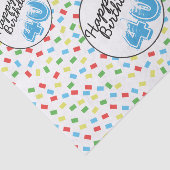 40歳の誕生日フェスティバル カラフル 薄葉紙 (詳細)