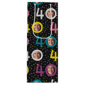 40歳の誕生日フォトワカスタマイズイン抱き枕 ワインギフトバッグ (正面)