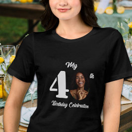 40歳の誕生日フォト トライブレンドTシャツ