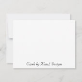 40歳の誕生日フラットカード (裏面)