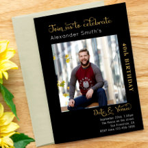 40歳の誕生日ブラック