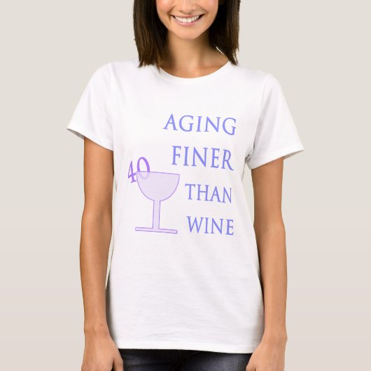 40歳の誕生日プレゼントアイディア Tシャツ (正面)