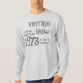40歳の誕生日プレゼント1973年のヴィンテージ醸造 Tシャツ (正面)