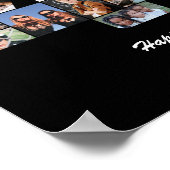 40歳の誕生日プレゼント フォトコラージュ ギフト ポスター (角)