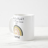 40歳の誕生日プレゼント、世界をより良い場所にする コーヒーマグカップ (正面左)