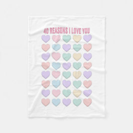 40歳の誕生日プレゼント – 40歳のプレゼント フリースブランケット