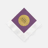 40歳の誕生日ペーパーナプキン 縁ありカクテルナプキン (角)