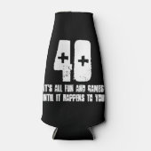 40歳の誕生日ボトル ボトルクーラー (正面)