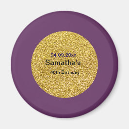 40歳の誕生日マグネット マグネット