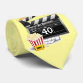 40歳の誕生日ムービー誕生日パーティー ネクタイ (ロール)