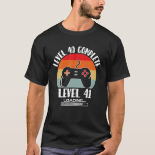 40歳の誕生日メンズキッドレベル40完全40年 Tシャツ