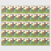 40歳の誕生日💪🤣メンズボディビルダーおもしろいマッスル ラッピングペーパー (フラット)