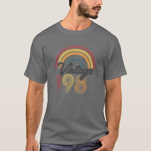 40歳の誕生日メンズヴィンテージ1981レトロ生まれ Tシャツ (正面)