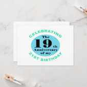 40歳の誕生日ユーモア カード (正面/裏面インサイチュ)