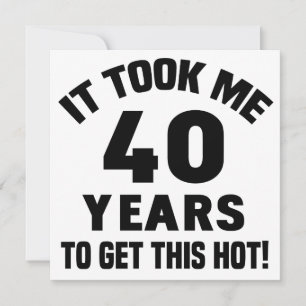 40歳の誕生日ユーモア カード