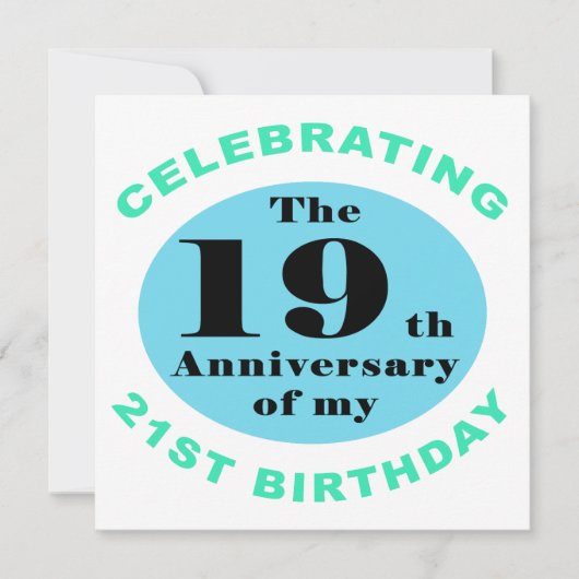 40歳の誕生日ユーモア カード (正面)