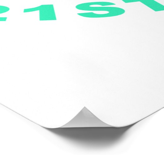 40歳の誕生日ユーモア ポスター (角)