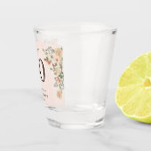 40歳の誕生日ヴィンテージフローラ ショットグラス (右)