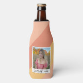 40歳の誕生日ヴィンテージ1984ストライプのボトルクール ボトルクーラー (ボトル正面)