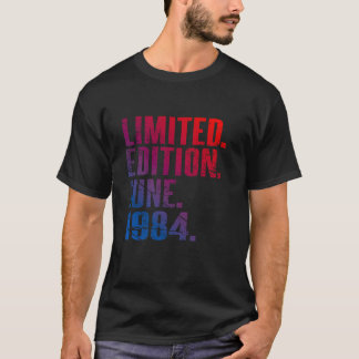 40歳の誕生日ヴィンテージ1984年6月40歳の女性 Tシャツ