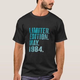 40歳の誕生日ヴィンテージ1984 5月40年男性女性T Tシャツ
