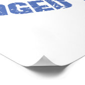 40歳の誕生日ヴィンテージ ポスター (角)