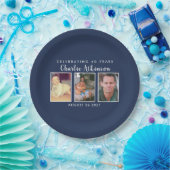 40歳の誕生日写真プレート ペーパープレート (パーティー)