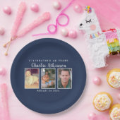 40歳の誕生日写真プレート ペーパープレート (パーティー)