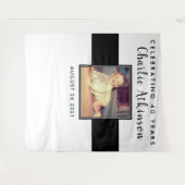 40歳の誕生日写真用背景バナー タペストリー (正面(横))