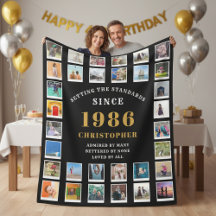 40歳の誕生日家族の思い出フォトコラージュ