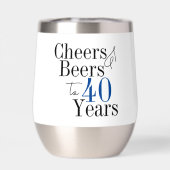 40歳の誕生日応援とビールシンプルパーティー (背面)