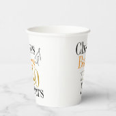 40歳の誕生日応援とビールミニマルパーティー 紙コップ (右)