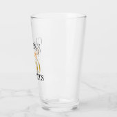 40歳の誕生日応援とビール誕生日 タンブラーグラス (左)