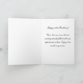 40歳の誕生日応援&ビールから40年 カード (内部)