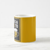 40歳の誕生日応援&ビールから40年 コーヒーマグカップ (中央)