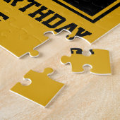 40歳の誕生日応援&ビールから40年 ジグソーパズル (側面)