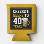 40歳の誕生日応援&ビールから40年 缶クーラー (裏面)