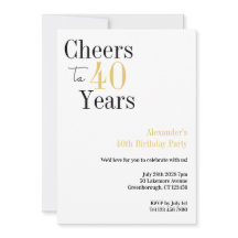 40歳の誕生日応援~40歳のミニマルパーティー