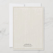 40歳の誕生日招待状- カスタマイズ 招待状 (裏面)