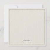 40歳の誕生日招待状- カスタマイズ 招待状 (裏面)