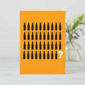 40歳の誕生日招待状 - ビアーチーズ！ 招待状 (スタンド正面)