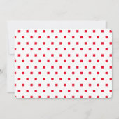 40歳の誕生日招待状（写真付き） 招待状 (裏面)