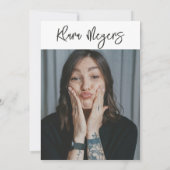 40歳の誕生日招待状 | 写真 40歳の誕生日 招待状 (裏面)