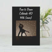 40歳の誕生日招待状 招待状 (スタンド正面)