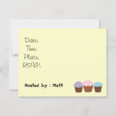 40歳の誕生日招待状 招待状 (裏面)